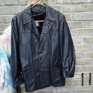 Classic Black Trench Coat for Men